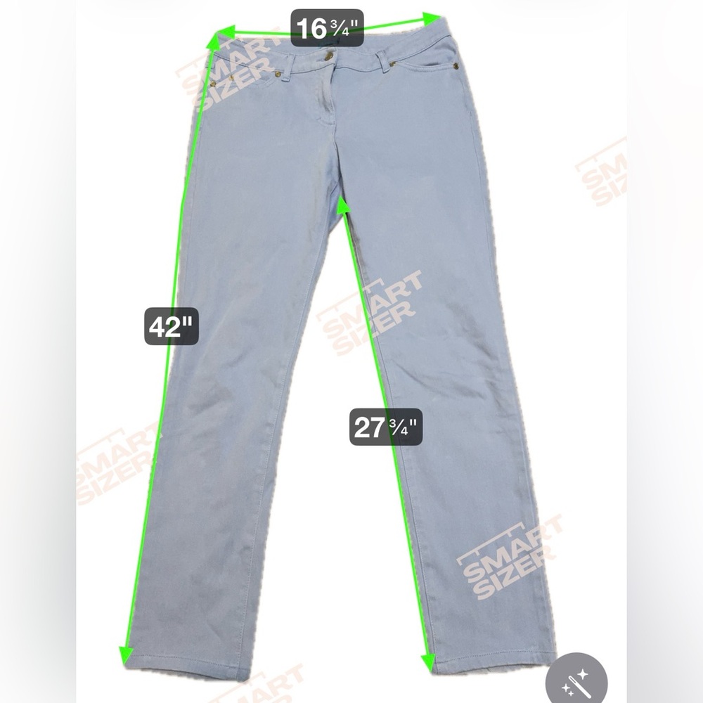 J McLaughlin Blue Periwinkle Straight Leg Women's Jeans - size 8. O - Picture 7 of 7